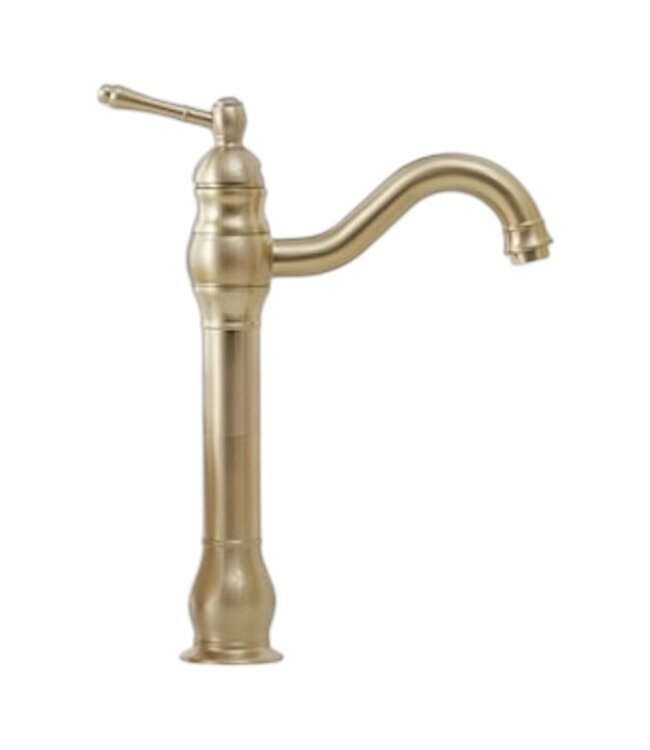 41734 Brushed Gold Single Hole 1-Handle Bathroom Faucet