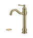 41734 Brushed Gold Single Hole 1-Handle Bathroom Faucet