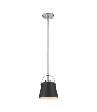 41780 Z-Lite Black & Brushed Nickel Pendant Light