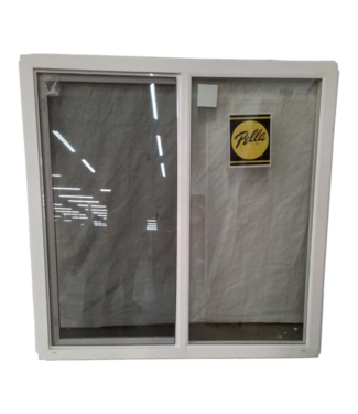 40122 Pella White Vinyl Slider Window with Lip 60"W-63"W