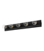 41934 Hunter Donelson 5-Light Matte Black Vanity Light