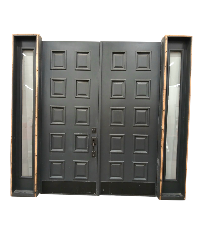 41981 Classic Entryway French Doors with Sidelights 105.75"W