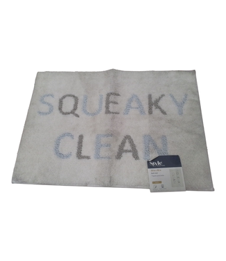 42045 Style Selections Squeaky Clean Bathroom Rug