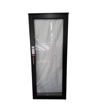 42105 Larson Platinum Blk Full View Aluminum Storm Door 32" W