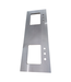 42107 Feathered White Quartz Double Sink Countertop 61"