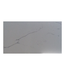 42107 Feathered White Quartz Double Sink Countertop 61"