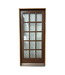 42185 Brown Wood Full Lite False French Door 37.75"W