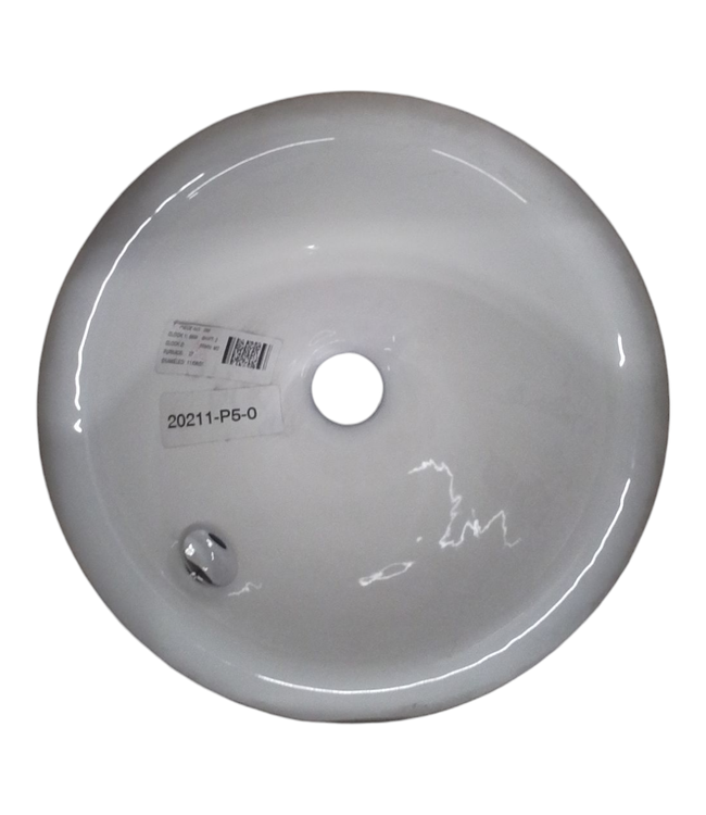 42196 Kohler Round Vessel/Drop-In Cast Iron Bathroom Sink 30"W