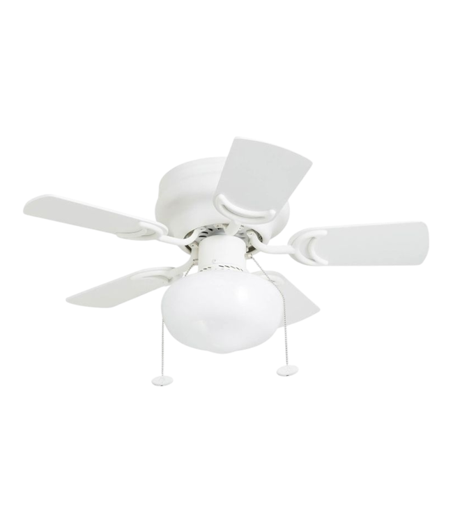42298 Prominence Home Hero White Ceiling Fan w/Light 28"