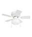 42298 Prominence Home Hero White Ceiling Fan w/Light 28"