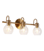 42325 LNC 3-Light Polished Gold Vanity Light