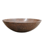42333 Reddish-Brown Round Bathroom Granite Vessel Sink