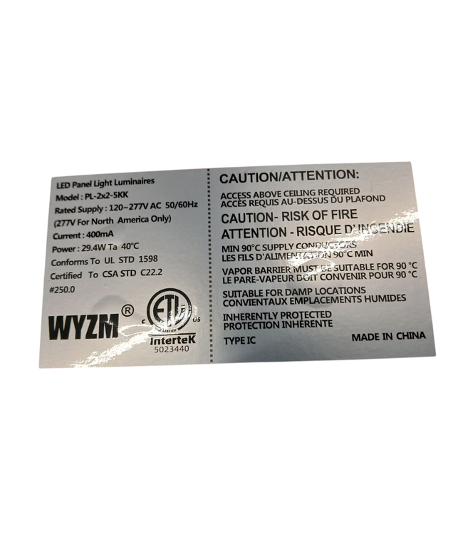 42364 LED 2x2 Panel Light (4 Pack)