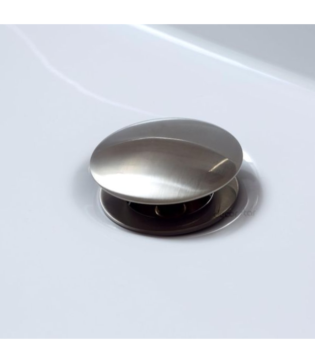 42366 Decor Star Brushed Nickel Pop Up Drain