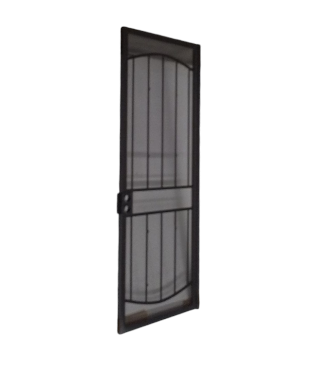 42494 Black Aluminum Security Door 36"W