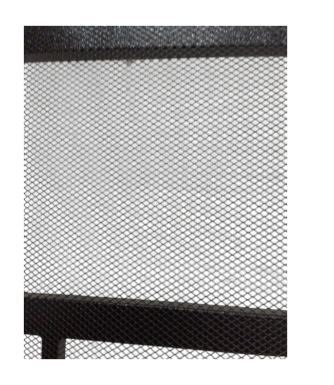 42494 Black Aluminum Security Door 36"W