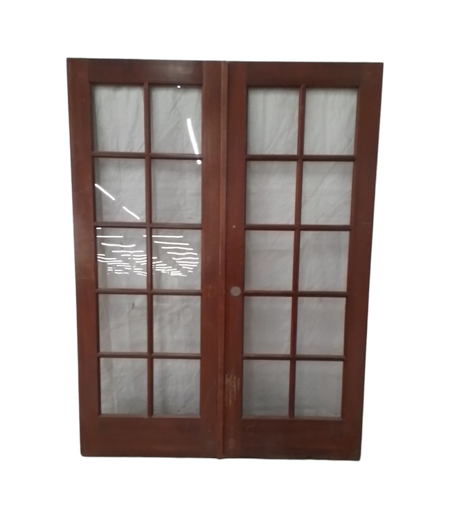 42544 Glass Panel Interior French Doors 60"W