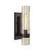 42617 C Cattleya 1-Light Black Wall Sconce