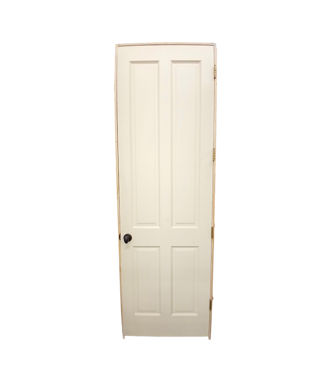 42653 Prehung 4-Panel Cream Color Interior Door 29.75"W