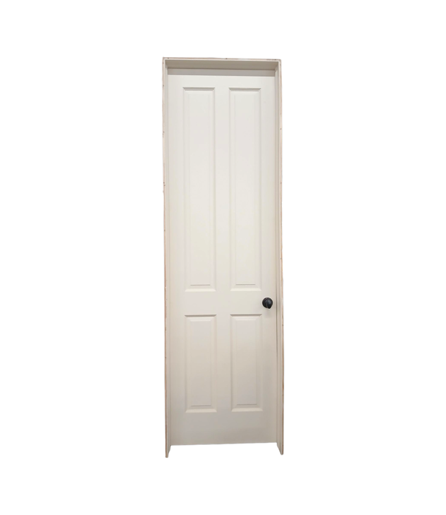 42656 Prehung 4-Panel Cream Color Interior Door 27.75"W