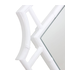 42676 Allen+Roth Glossy White Framed Mirror 24"W