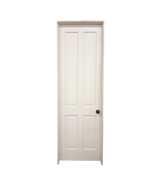 42672 Prehung 4-Panel Cream Color Interior Door 29.75"W