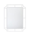 42676 Allen+Roth Glossy White Framed Mirror 24"W
