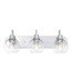 42691 Hukoro 3-Light Brushed Nickel Vanity Light