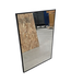 42747 Black Aluminum Framed Mirror