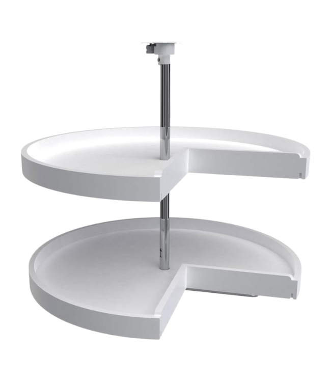 42823 Rev-A-Shelf 2 Tier Pie-Cut Lazy Susan Double Shelf 28"
