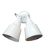 42835 Generation Lighting White 2-Head Adjustable Flood Light