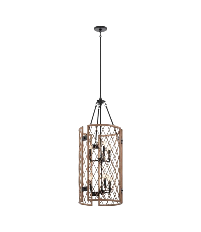 42894 Kichler Oana 6 Light Palm Pendant