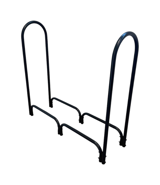 42912 Master Forge Black Steel Shelf For Fire Logs 4'