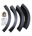 42921 Vevor 45" Fire Pit Ring 4 Piece Kit