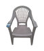 43111 Big Easy Gray High Back Chair