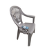 43111 Big Easy Gray High Back Chair