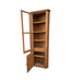 43106 Antique Oak Corner Cupboard 84.5"H