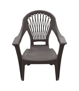 43124 Big Easy Mocha Brown High Back Chair