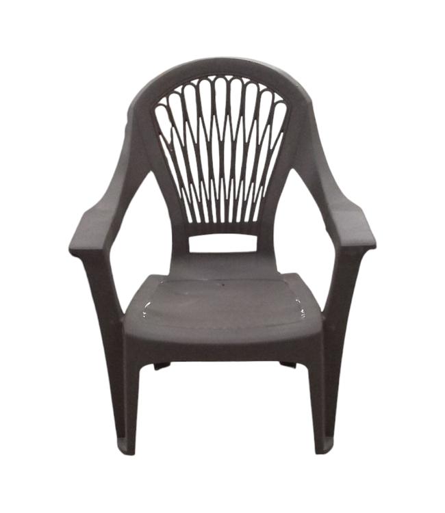 43124 Big Easy Mocha Brown High Back Chair