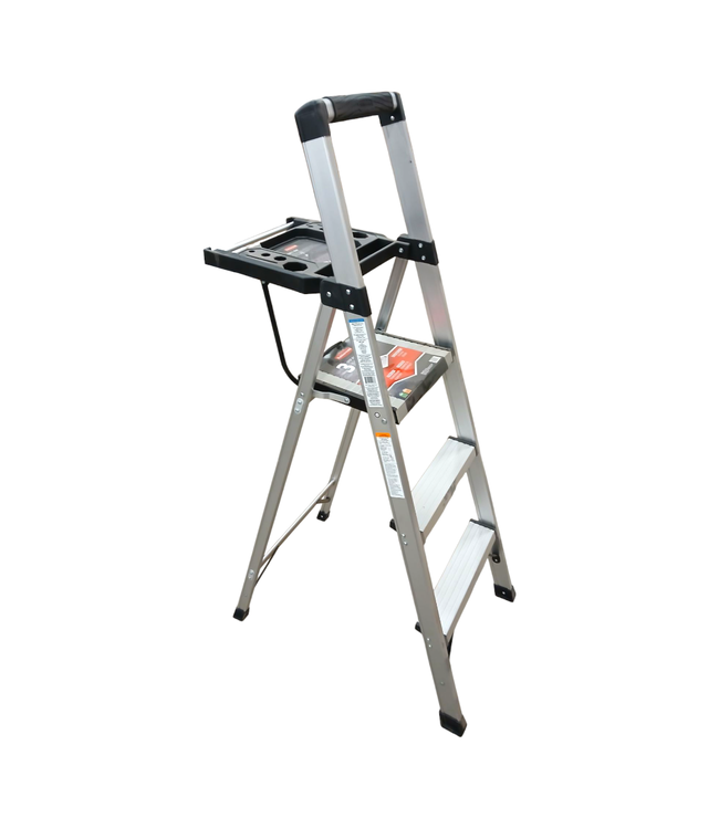 43170 Rubbermaid 3-Step Lightweight Aluminum Step Stool