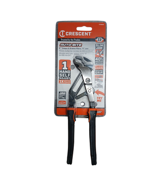 43222 Crescent Auto-Brite 8" Tongue & Groove Pliers "V" Jaw