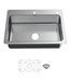 43254 Glacier Bay Single Bowl Kitchen Sink w/ Accessories