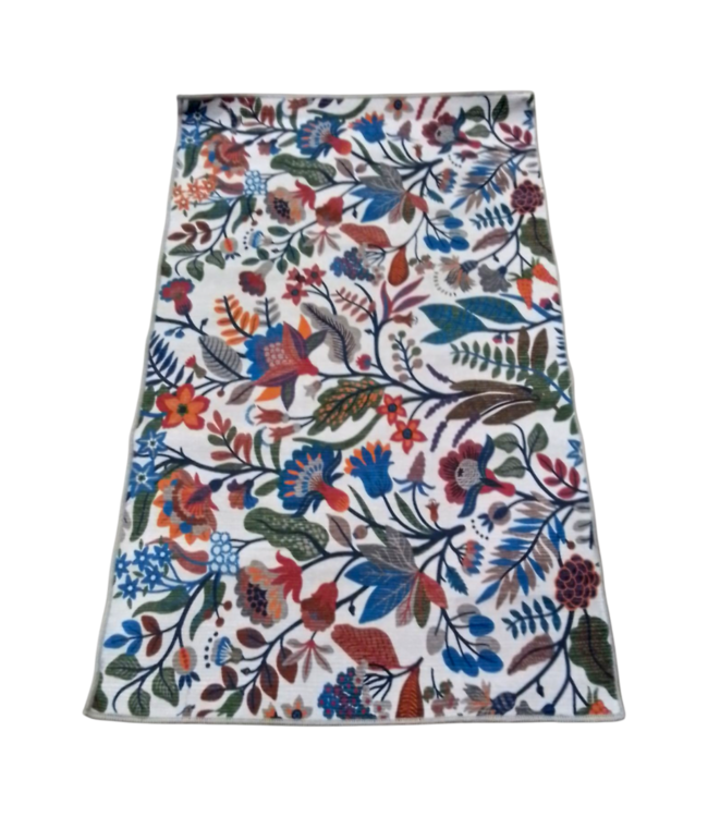 43308 Nourison and Home Blue 3-ft x 5-ft Indoor/Outdoor Rug