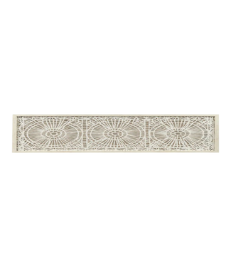 43325 Ink and Ivy Henna Framed Off-White Rice Paper Medallion Wall Decor