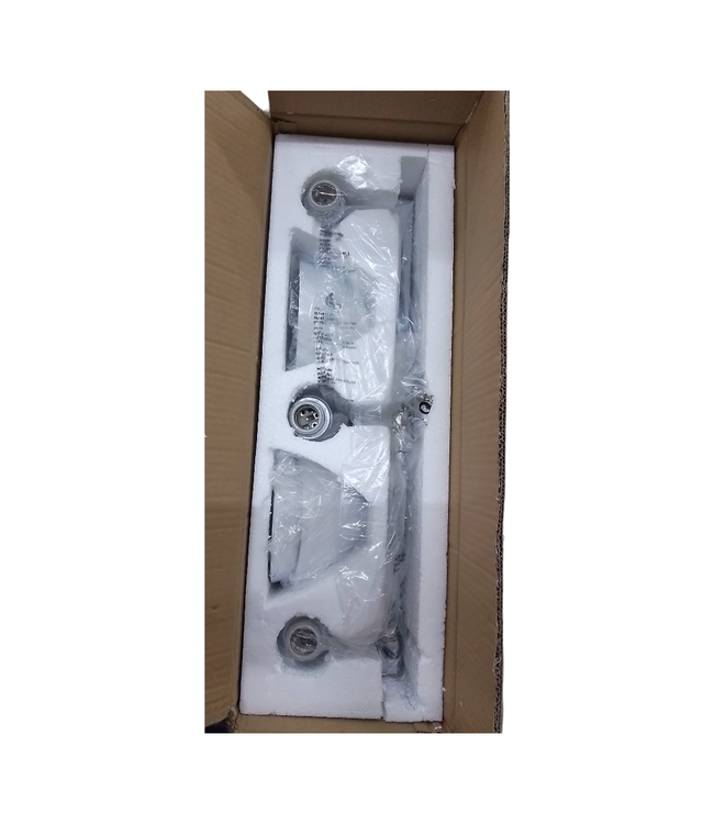 43338  Aiwen 26.77"W White Modern Vanity Light