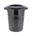43405 United Solutions Round Trash Can 32 Gal
