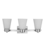 43417 Prominence Home 3-Light Brushed Nickel Vanity Light