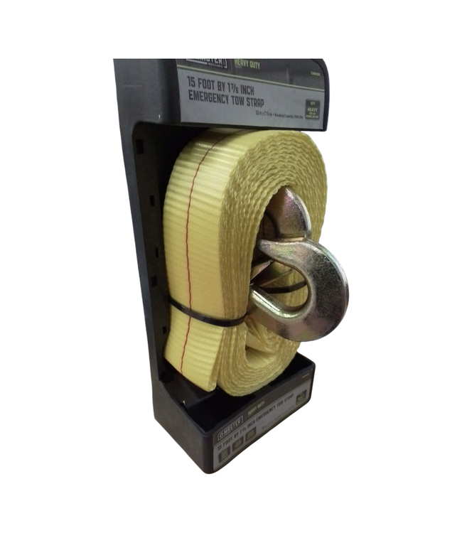 43497 Master Forge Emergency Yellow Tow Strap 15' ft