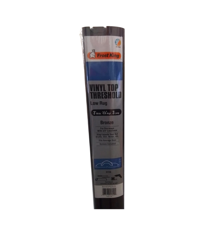 43539 Frost King Bronze Vinyl Threshold 36"L