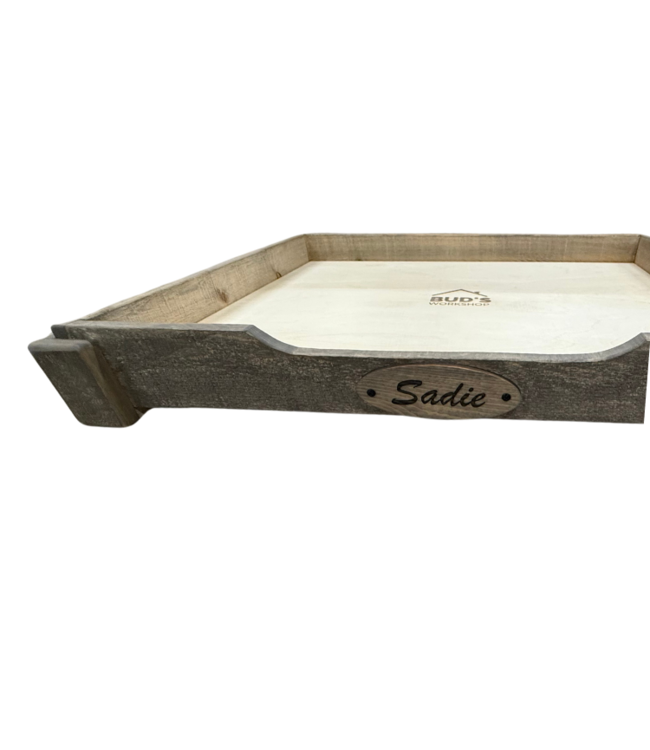 2014 Handcrafted Wood Raised Pet Bed - Large